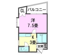 エステート久米の間取り画像