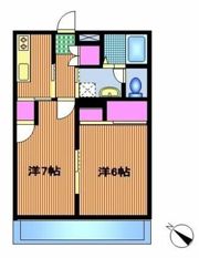 杉崎コーポラスの間取り画像