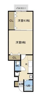 サンハイム早通の間取り画像