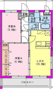 Luke Garden（ルークガーデン）の間取り画像