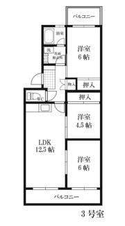 シャルマン87の間取り画像