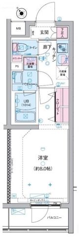 GENOVIA三軒茶屋の間取り画像