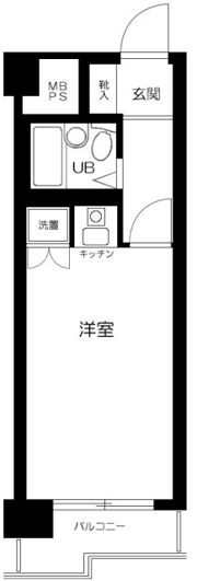 ヴェラハイツ鶴見の間取り画像