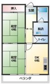 コーポラス中銀の間取り画像