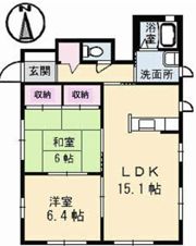 グリーンブランシェの間取り画像