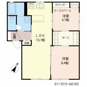 アルカディア A棟の間取り画像