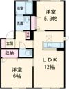 ヴィラ 壱番館の間取り画像