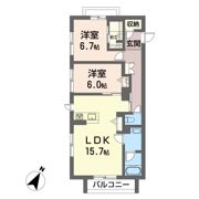 プラ・ソニードの間取り画像