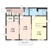 レジデンスフジヨシLの間取り画像