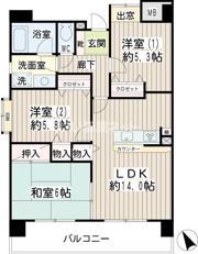 リオベルデ鶴声の間取り画像