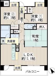 リオベルデ鶴声の間取り画像
