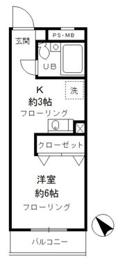 昭島コートエレガンスEの間取り画像