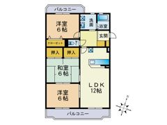 グランデージ空港南の間取り画像