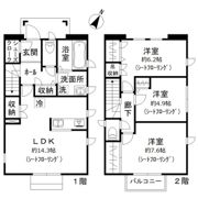 若松町戸建の間取り画像