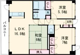 レイクサイドテラスの間取り画像