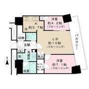 M．M．TOWERS FORESIS R棟の間取り画像