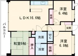 レイクサイドテラスの間取り画像
