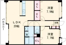 レイクサイドテラスの間取り画像