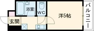 コーポひろおかの間取り画像