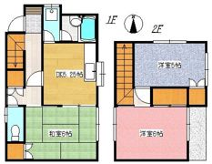 パレスサンライズBの間取り画像