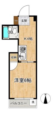 グランドール矢野の間取り画像