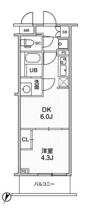 LIMERESIDENCE HIKIFUNEの間取り画像