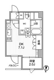 ･ALTERNA押上の間取り画像