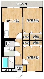 ロイヤルプレースの間取り画像