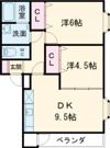 スペラーレⅡの間取り画像