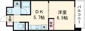 R－ⅢCourtの間取り画像