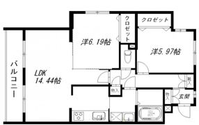 ベルクロンヌの間取り画像