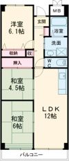 ベル・ヴィラージュ北野田の間取り画像