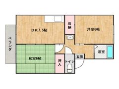 フジイコーポの間取り画像