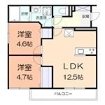 ボナールVの間取り画像