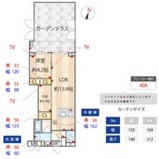 ZOOM蒲田EASTの間取り画像