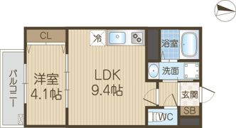 アート茨木の間取り画像