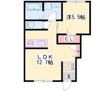 メイプルハイムA棟の間取り画像