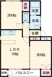 シルクハイツの間取り画像