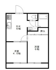 ハイツガーネットの間取り画像