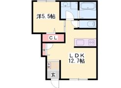 メイプルハイムA棟の間取り画像