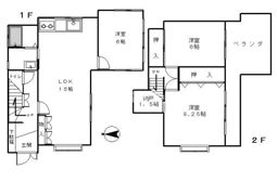 竹本貸家の間取り画像
