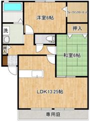 セジュール紫苑B棟の間取り画像