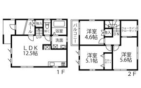 フジパレス戸建賃貸馬瀬Ⅰ期の間取り画像