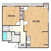明和マンションの間取り画像