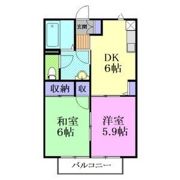 ドリームハイツ B棟の間取り画像