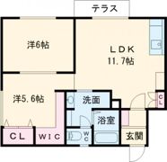 コーポ城の間取り画像