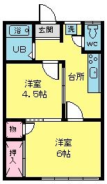 ヴィレッジファイブの間取り画像
