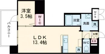 行橋センタービルの間取り画像