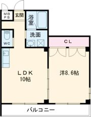 リリーセノラの間取り画像