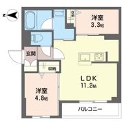 ビスタリエ南花畑の間取り画像